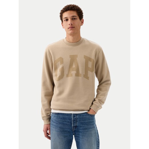 Gap Bluza 881252-01 Beżowy Relaxed Fit ze sklepu MODIVO w kategorii Bluzy męskie - zdjęcie 182685887