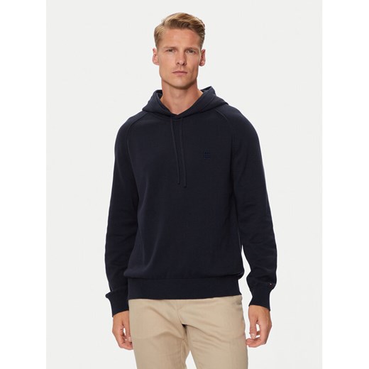 Tommy Hilfiger Bluza MW0MW35515 Granatowy Regular Fit ze sklepu MODIVO w kategorii Bluzy męskie - zdjęcie 182685915