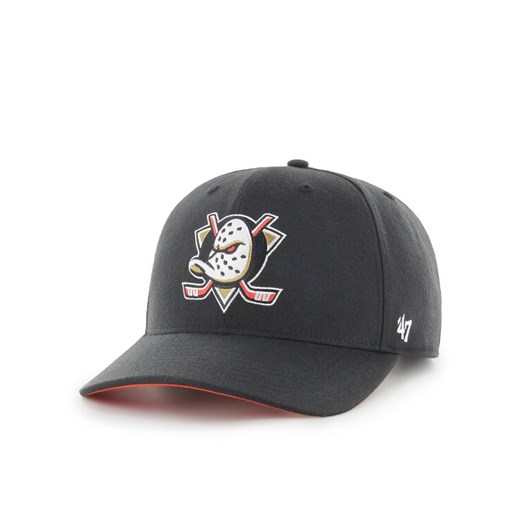 47 Brand Czapka z daszkiem NHL Anaheim Ducks H-CLZOE25WBP Czarny ze sklepu MODIVO w kategorii Czapki z daszkiem męskie - zdjęcie 182685936