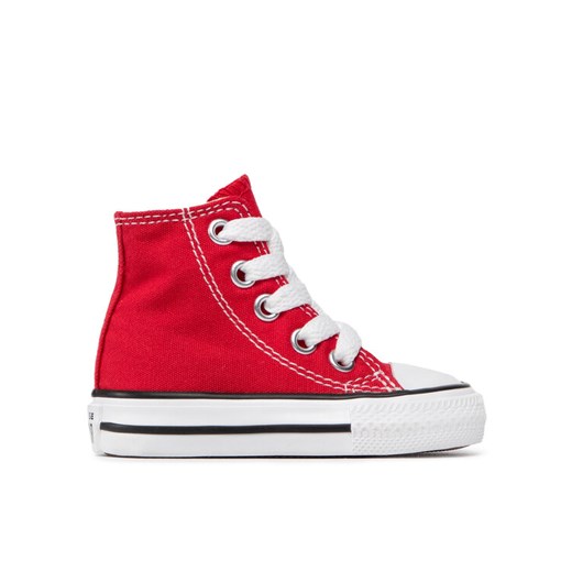 Converse Trampki Inft Chuck Taylor All Star Hi 7J232C Czerwony ze sklepu MODIVO w kategorii Buciki niemowlęce - zdjęcie 182685956