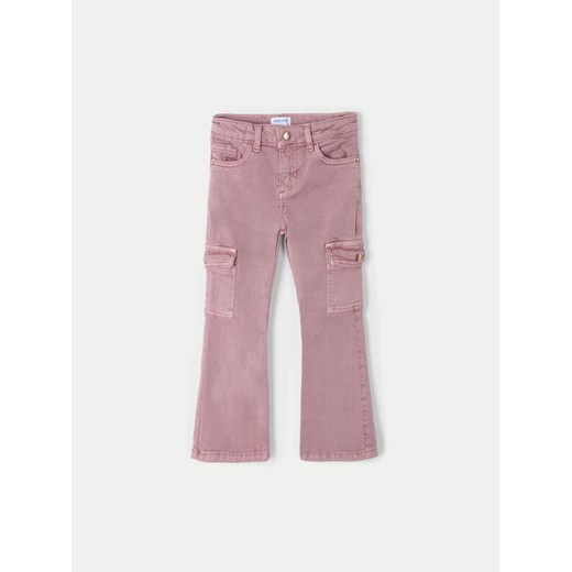 Mayoral Jeansy 4543 Różowy Regular Fit ze sklepu MODIVO w kategorii Spodnie dziewczęce - zdjęcie 182685989