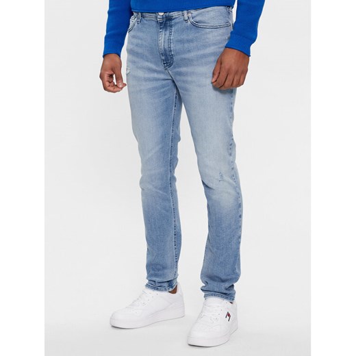 Tommy Jeans Jeansy Simon Skny Ah3317 DM0DM18189 Niebieski Skinny Fit ze sklepu MODIVO w kategorii Jeansy męskie - zdjęcie 182686005
