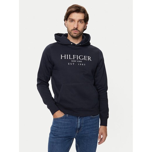Tommy Hilfiger Bluza MW0MW35523 Granatowy Regular Fit ze sklepu MODIVO w kategorii Bluzy męskie - zdjęcie 182686057