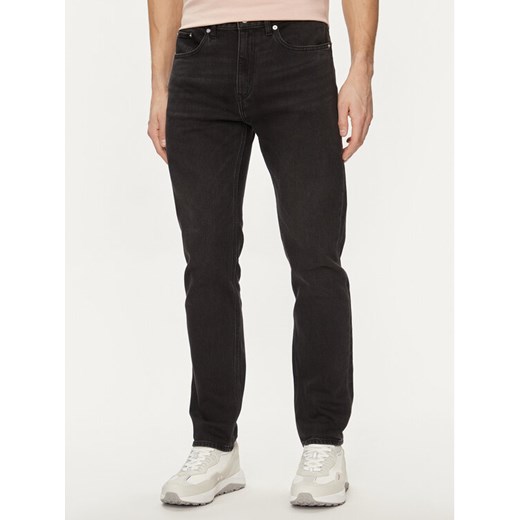 Hugo Jeansy Ash 50511514 Czarny Slim Fit ze sklepu MODIVO w kategorii Jeansy męskie - zdjęcie 182686075