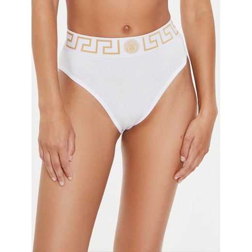 Versace Figi klasyczne z wysokim stanem AUD01050 1A10011 Biały ze sklepu MODIVO w kategorii Majtki damskie - zdjęcie 182686079