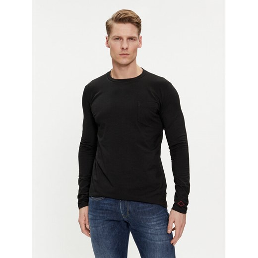 Replay Longsleeve M6653.000.23352P Czarny Regular Fit ze sklepu MODIVO w kategorii T-shirty męskie - zdjęcie 182686088