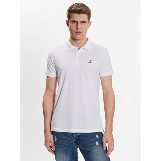 Brave Soul Polo MPS-131KUROKIC Biały Regular Fit ze sklepu MODIVO w kategorii T-shirty męskie - zdjęcie 182686119
