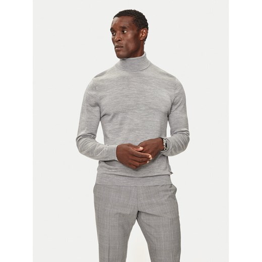 Pierre Cardin Sweter C5 50703.5037 Szary Regular Fit ze sklepu MODIVO w kategorii Swetry męskie - zdjęcie 182686165