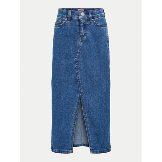 Kids ONLY Spódnica jeansowa Siri 15340692 Niebieski Regular Fit ze sklepu MODIVO w kategorii Spódnice dziewczęce - zdjęcie 182686168