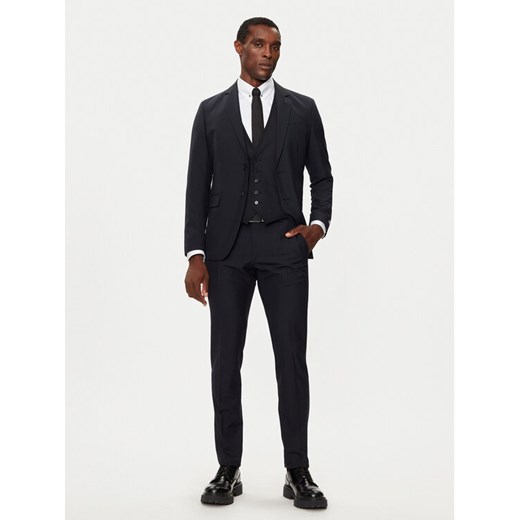 KARL LAGERFELD Garnitur 115244 544008 Granatowy Slim Fit Karl Lagerfeld 54 MODIVO