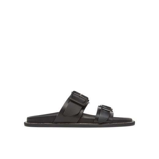 Pollini Klapki SA28172C0MTCS000 Czarny ze sklepu MODIVO w kategorii Klapki damskie - zdjęcie 182686227
