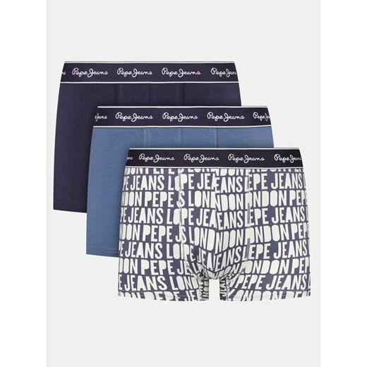Pepe Jeans Komplet 3 par bokserek PMU11167 Kolorowy ze sklepu MODIVO w kategorii Majtki męskie - zdjęcie 182686269