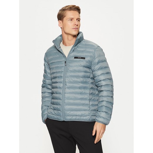 Calvin Klein Kurtka puchowa Quilted Lw Jacket K10K113474 Niebieski Regular Fit ze sklepu MODIVO w kategorii Kurtki męskie - zdjęcie 182686426