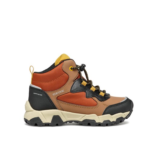 Geox Trzewiki J Magnetar Boy B Abx J463ZC 050FU C0275 S Brązowy ze sklepu MODIVO w kategorii Buty zimowe dziecięce - zdjęcie 182686455