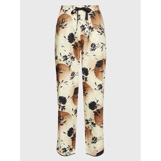 Cyberjammies Spodnie materiałowe CY9549 Écru Regular Fit ze sklepu MODIVO w kategorii Piżamy damskie - zdjęcie 182686465