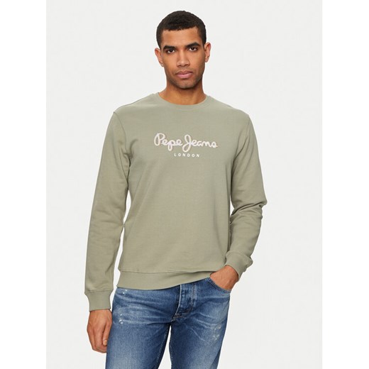 Pepe Jeans Bluza Saul PM582702 Zielony Regular Fit Pepe Jeans S MODIVO