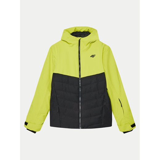 4F Kurtka narciarska 4FJWAW24TTJAM535 Zielony Regular Fit ze sklepu MODIVO w kategorii Kurtki chłopięce - zdjęcie 182686549