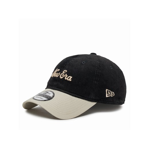 New Era Czapka z daszkiem Script Cord 9TWENTY 60580826 Czarny ze sklepu MODIVO w kategorii Czapki z daszkiem męskie - zdjęcie 182686558