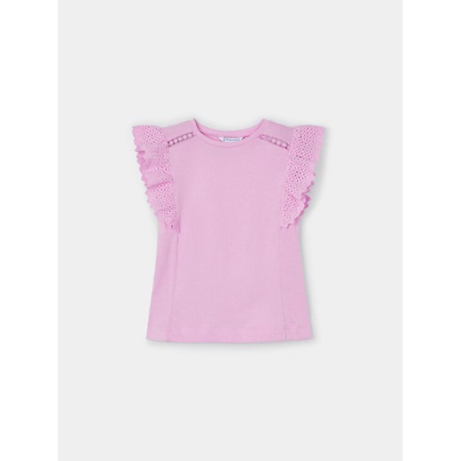 Mayoral Bluzka 3082 Różowy Regular Fit ze sklepu MODIVO w kategorii Bluzki dziewczęce - zdjęcie 182686586