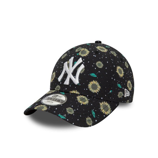 New Era Czapka z daszkiem Kids Floral Aop 940 Ne 60503478 S Czarny ze sklepu MODIVO w kategorii Czapki dziecięce - zdjęcie 182686597