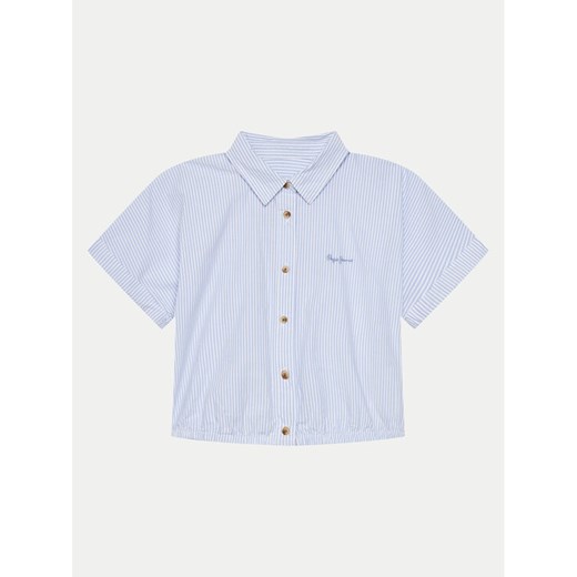 Pepe Jeans Koszula Olympia PG301678 Niebieski Regular Fit ze sklepu MODIVO w kategorii Koszule chłopięce - zdjęcie 182686617