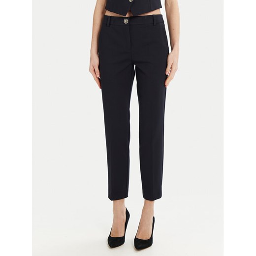 Marella Chinosy Dotto 2513781014 Granatowy Slim Fit ze sklepu MODIVO w kategorii Spodnie damskie - zdjęcie 182686625