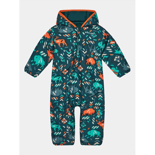 Columbia Kombinezon zimowy Powder Lite™ Reversible Bunting Zielony Regular Fit ze sklepu MODIVO w kategorii Kombinezony i kurtki - zdjęcie 182686647