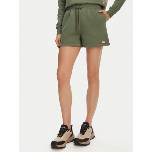 Hunter Szorty sportowe Lunan HARW0058251 Khaki Regular Fit ze sklepu MODIVO w kategorii Szorty - zdjęcie 182686657