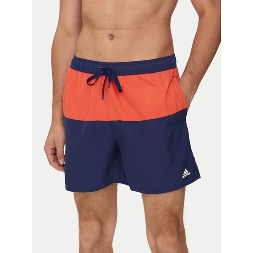 adidas Szorty kąpielowe Colorblock CLX IT8597 Niebieski Regular Fit S MODIVO