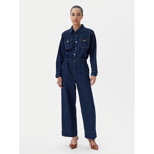 Luisa Spagnoli Kombinezon Pantera 541809 Granatowy Regular Fit ze sklepu MODIVO w kategorii Kombinezony damskie - zdjęcie 182686736