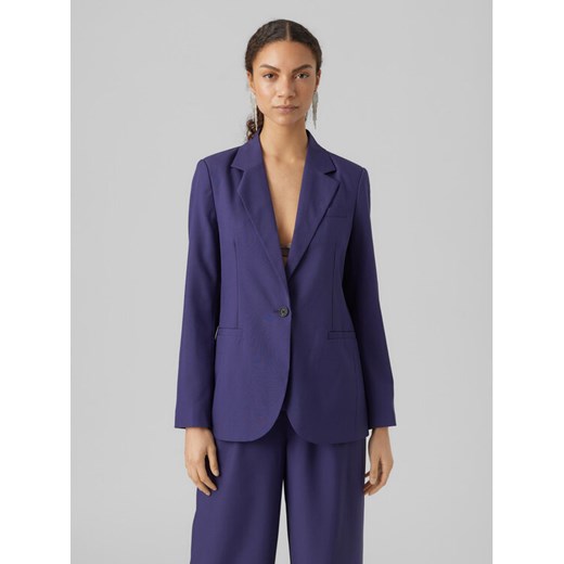 Vero Moda Marynarka 10293206 Granatowy Loose Fit ze sklepu MODIVO w kategorii Marynarki damskie - zdjęcie 182686737