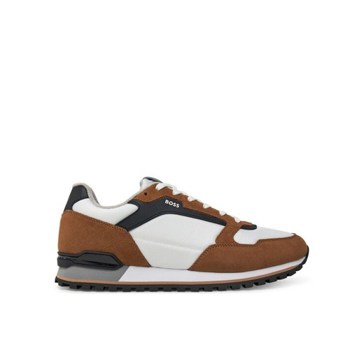 BOSS Sneakersy Parkour-L 50523221 Beżowy ze sklepu MODIVO w kategorii Buty sportowe męskie - zdjęcie 182686758