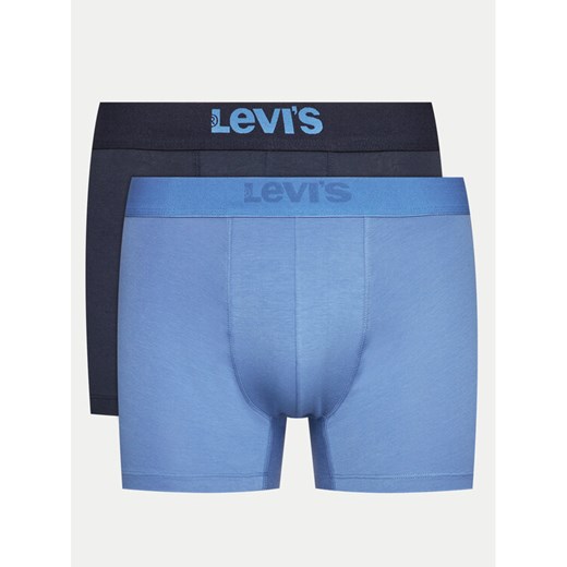 Levi's® Komplet 2 par bokserek Solid 37149-0988 Niebieski ze sklepu MODIVO w kategorii Majtki męskie - zdjęcie 182686806