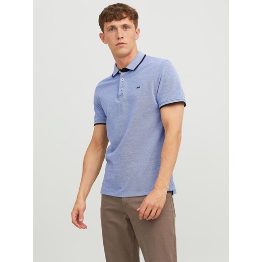 Jack&Jones Polo Paulos 12136668 Niebieski Slim Fit ze sklepu MODIVO w kategorii T-shirty męskie - zdjęcie 182686838