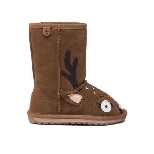 EMU Australia Śniegowce Deer K12073 Brązowy ze sklepu MODIVO w kategorii Buty zimowe dziecięce - zdjęcie 182686869