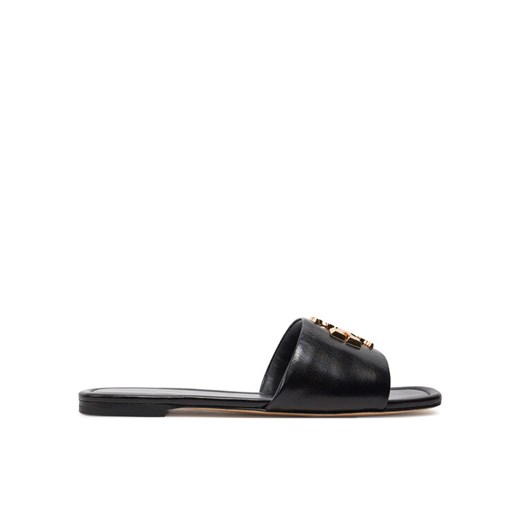 Tory Burch Klapki Eleanor 157966 Czarny ze sklepu MODIVO w kategorii Klapki damskie - zdjęcie 182686878