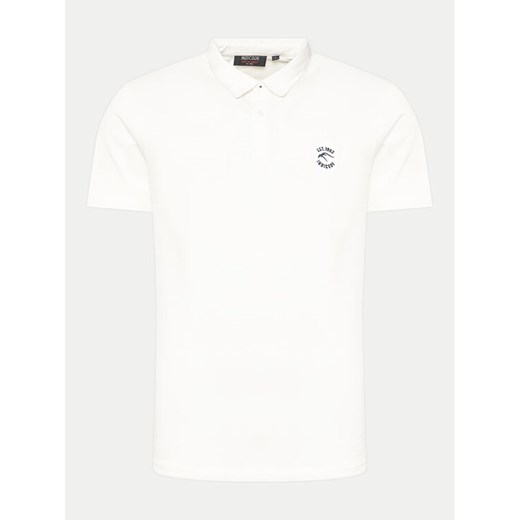 INDICODE Polo Kigan 41-039 Biały Regular Fit ze sklepu MODIVO w kategorii T-shirty męskie - zdjęcie 182686885