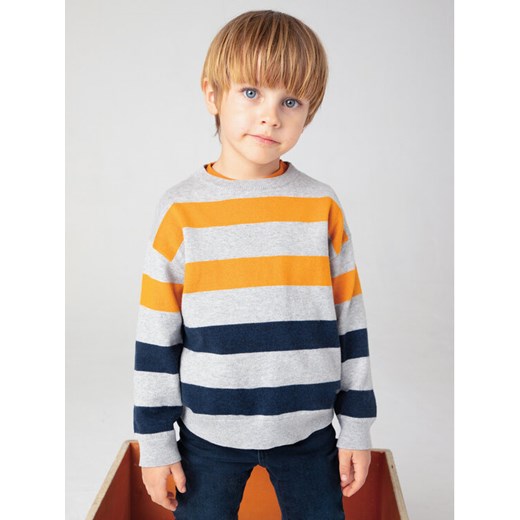 Mayoral Sweter 4338 Szary Regular Fit ze sklepu MODIVO w kategorii Swetry chłopięce - zdjęcie 182686887