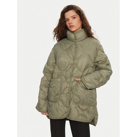 Deha Kurtka przejściowa D12578 Zielony Relaxed Fit ze sklepu MODIVO w kategorii Kurtki damskie - zdjęcie 182686906