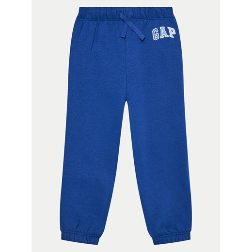 Gap Spodnie dresowe 609724-02 Niebieski Relaxed Fit ze sklepu MODIVO w kategorii Spodnie chłopięce - zdjęcie 182686908