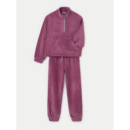 Mayoral Dres 7845 Fioletowy Regular Fit ze sklepu MODIVO w kategorii Dresy dziewczęce - zdjęcie 182686916