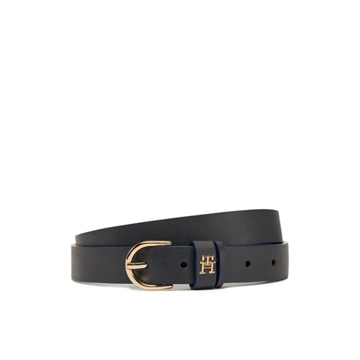 Tommy Hilfiger Pasek Damski Essential Effortless 2.5 AW0AW16836 Granatowy ze sklepu MODIVO w kategorii Paski damskie - zdjęcie 182686937