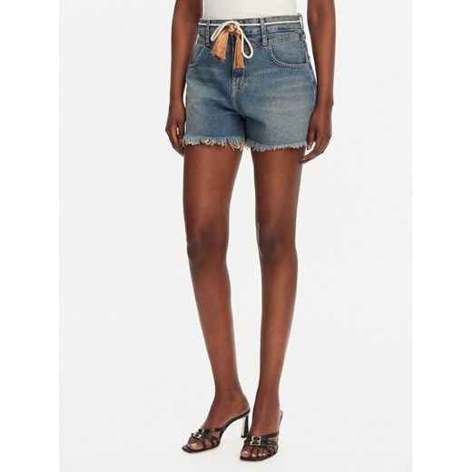 Liu Jo Szorty jeansowe UA5152 D0244 Niebieski Regular Fit ze sklepu MODIVO w kategorii Szorty - zdjęcie 182686965