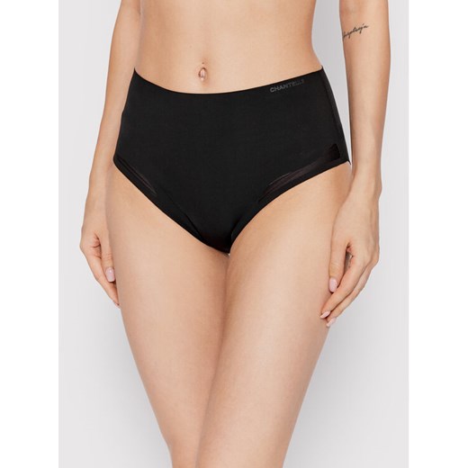 Chantelle Figi klasyczne z wysokim stanem Pure Light C10M80 Czarny ze sklepu MODIVO w kategorii Majtki damskie - zdjęcie 182687007