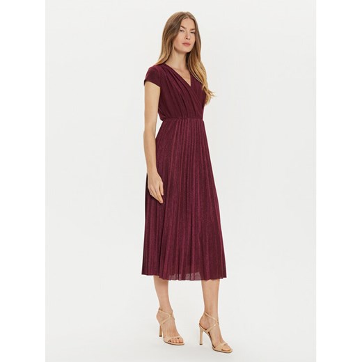 Motivi Sukienka koktajlowa 7236W001352N Bordowy Regular Fit Motivi 3 MODIVO