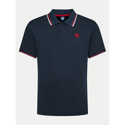 North Sails Polo 692455 Granatowy Regular Fit ze sklepu MODIVO w kategorii T-shirty męskie - zdjęcie 182687087