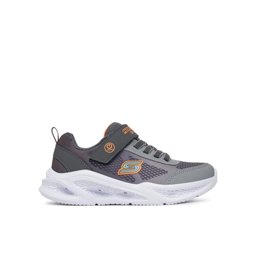 Skechers Sneakersy Meteor-Lights - Krendox 401495L/CCGY Szary ze sklepu MODIVO w kategorii Buty sportowe dziecięce - zdjęcie 182687136