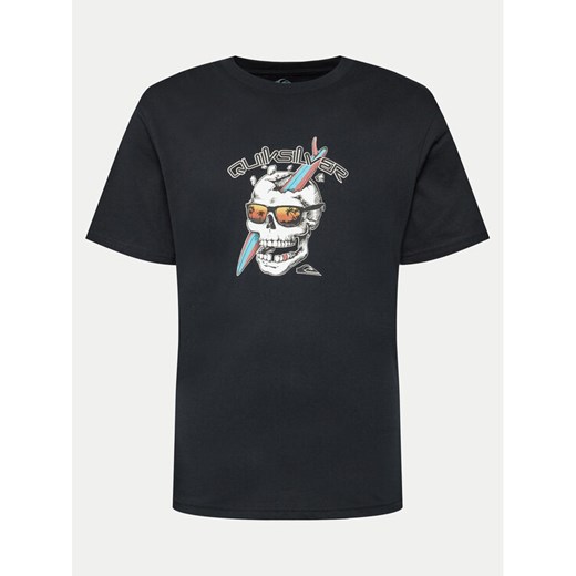 Quiksilver T-Shirt One Last Surf EQYZT07674 Czarny Regular Fit ze sklepu MODIVO w kategorii T-shirty męskie - zdjęcie 182687206