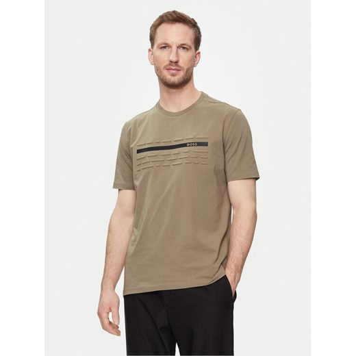 Boss T-Shirt 50513010 Beżowy Regular Fit M MODIVO