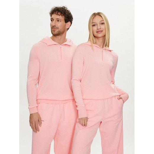 Pangaia Bluza Merino Różowy Regular Fit ze sklepu MODIVO w kategorii Bluzy męskie - zdjęcie 182687316